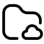 File Cloud SVG Icon